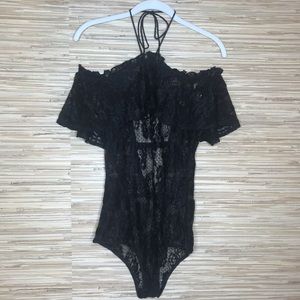 Ark’n Co Black Lace Bodysuit